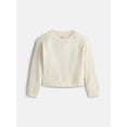 thumbnail image 1 of Athletic Works Girl's Active Core Fleece Crewneck Sweatshirt, Sizes 4-18 & Plus, 1 of 3