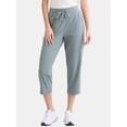 thumbnail image 1 of Athletic Works Women's and Women's Plus Knit Capri Pants, 22" Inseam, Sizes XS-4X, 1 of 6