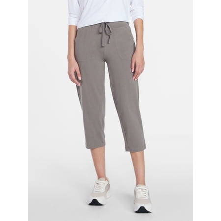 Athletic Works Women's and Women's Plus Knit Capri Pants, 22" Inseam, Sizes XS-4X