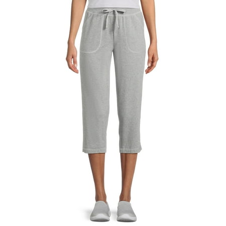 Athletic Works Women's and Women's Plus Knit Capri Pants, 22" Inseam, Sizes XS-4X