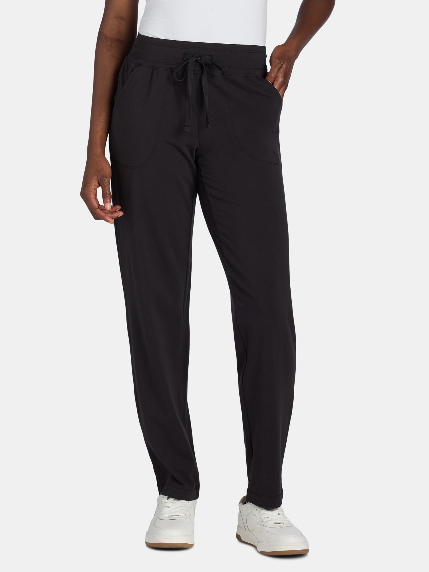 Athletic Works Women's and Women's Plus Jersey Knit Pants, Sizes XS-4X