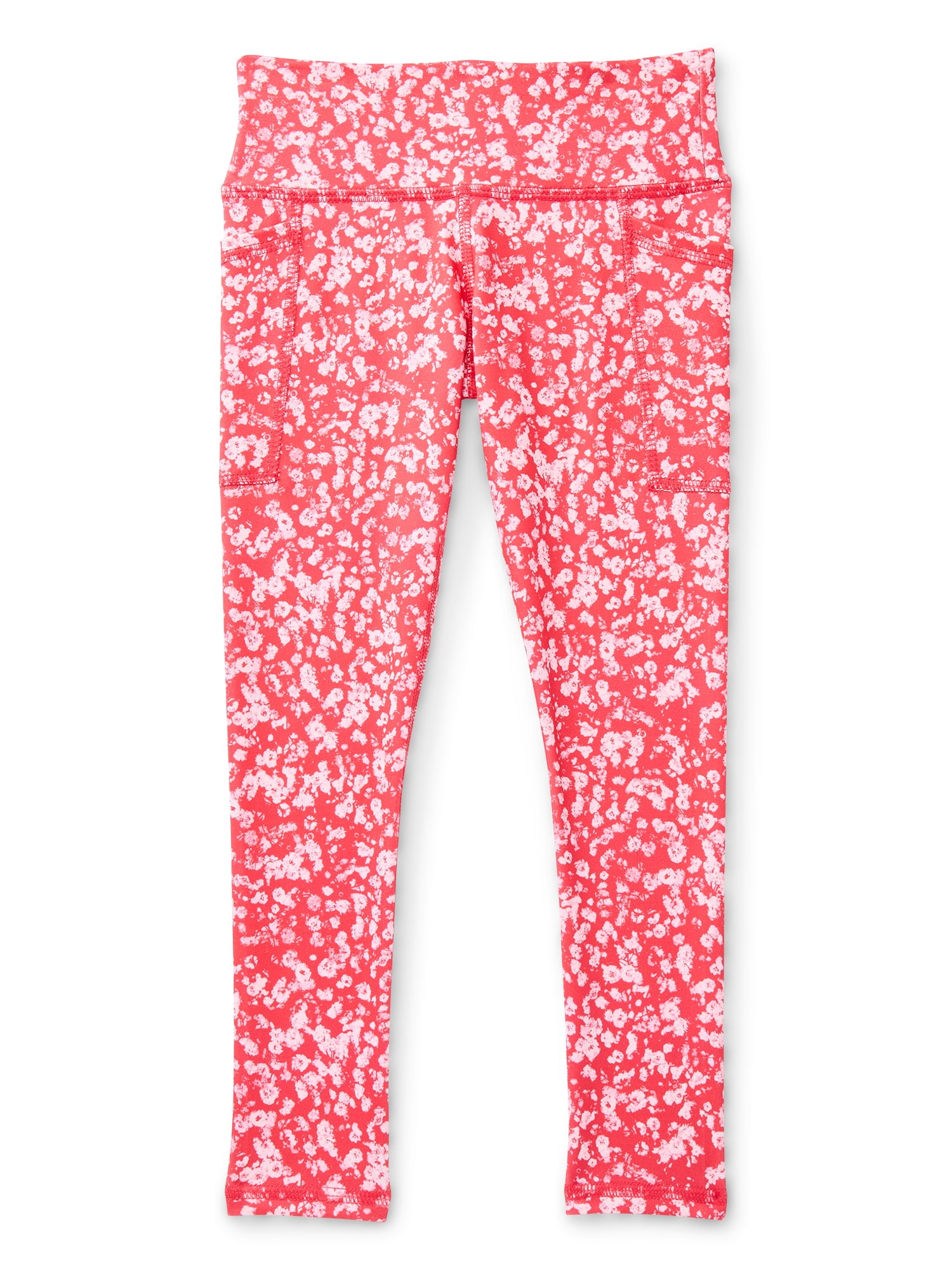 Athletic Works Girls Active Core Leggings, Sizes 4-18 & Plus