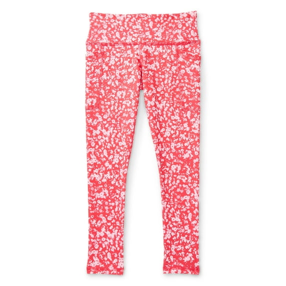 Athletic Works Girls Active Core Leggings, Sizes 4-18 & Plus