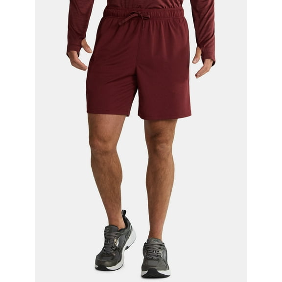 Athletic Works Men's and Big Men's Mesh Shorts, 7" Inseam, Sizes S-5XL