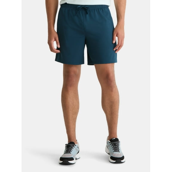 Athletic Works Men's and Big Men's Mesh Shorts, 7" Inseam, Sizes S-5XL