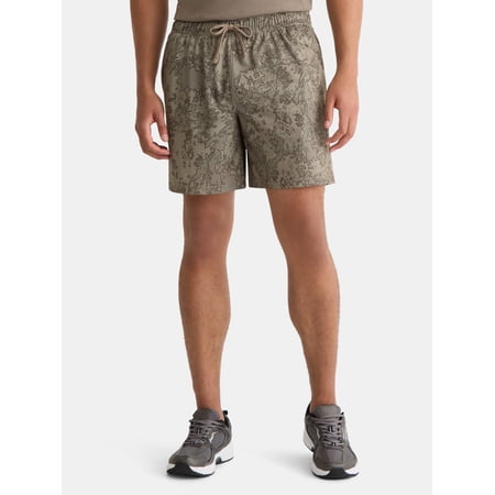 Athletic Works Men's and Big Men's Mesh Shorts, 7" Inseam, Sizes XS-5XB
