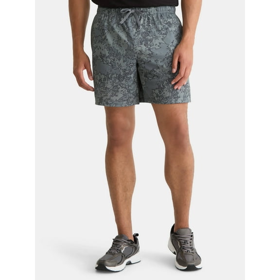 Athletic Works Men's and Big Men's Mesh Shorts, 7" Inseam, Sizes S-5XL