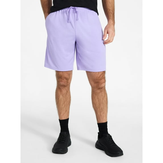 Athletic Works Men's and Big Men's Active Mesh Shorts, 9" Inseam, Sizes XS-5XL
