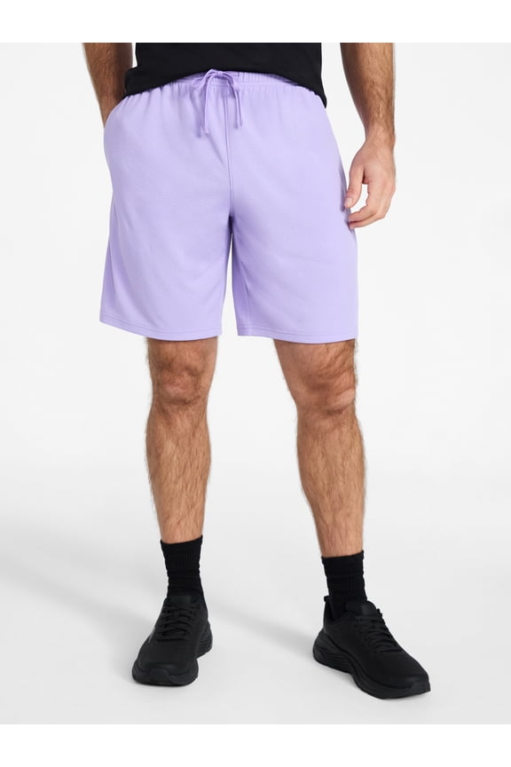 Men's and Big Men's Essential Active Shorts, 9" Inseam, Sizes S-3XL