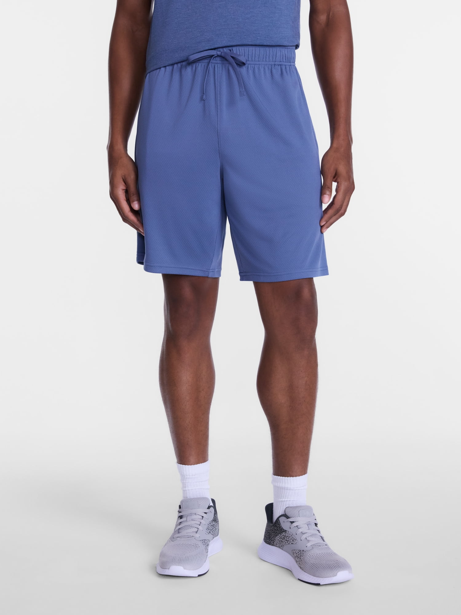Athletic Works Men's and Big Men's Active Mesh Shorts, 9" Inseam, Sizes XS-5XB
