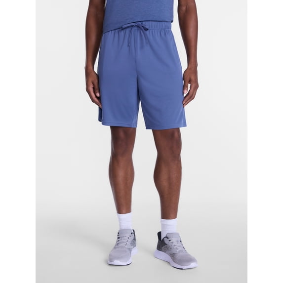 Athletic Works Men's and Big Men's Active Mesh Shorts, 9" Inseam, Sizes S-5XB