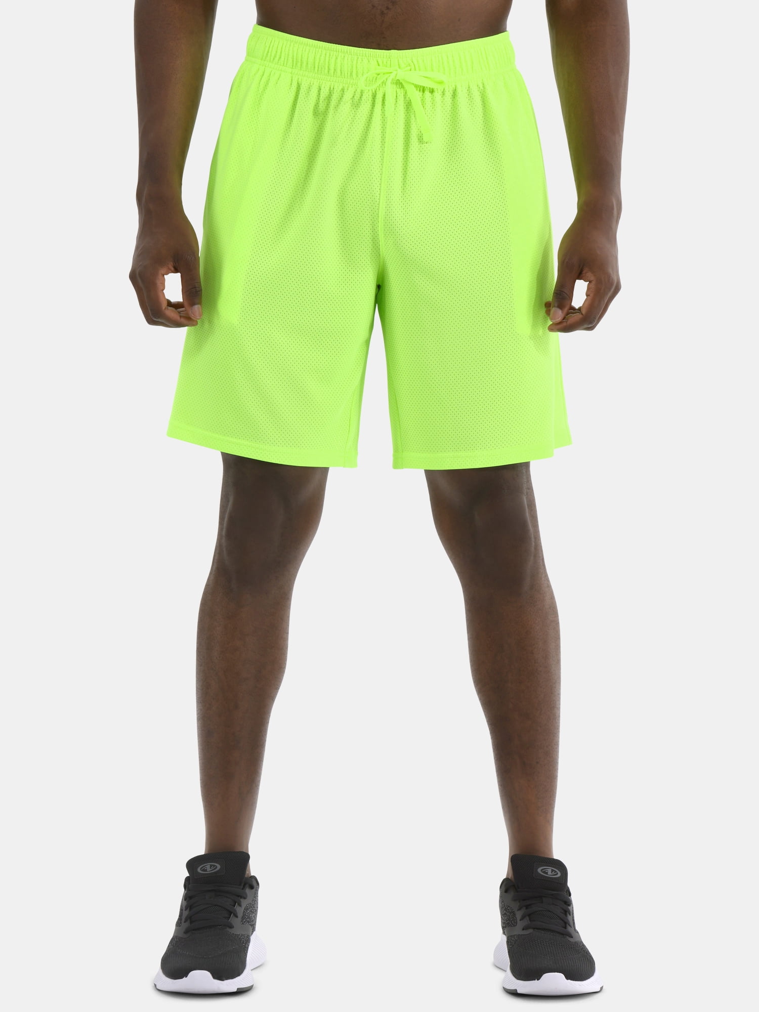 Athletic Works Men's and Big Men's Active Mesh Shorts, 9" Inseam, Sizes XS-5XL