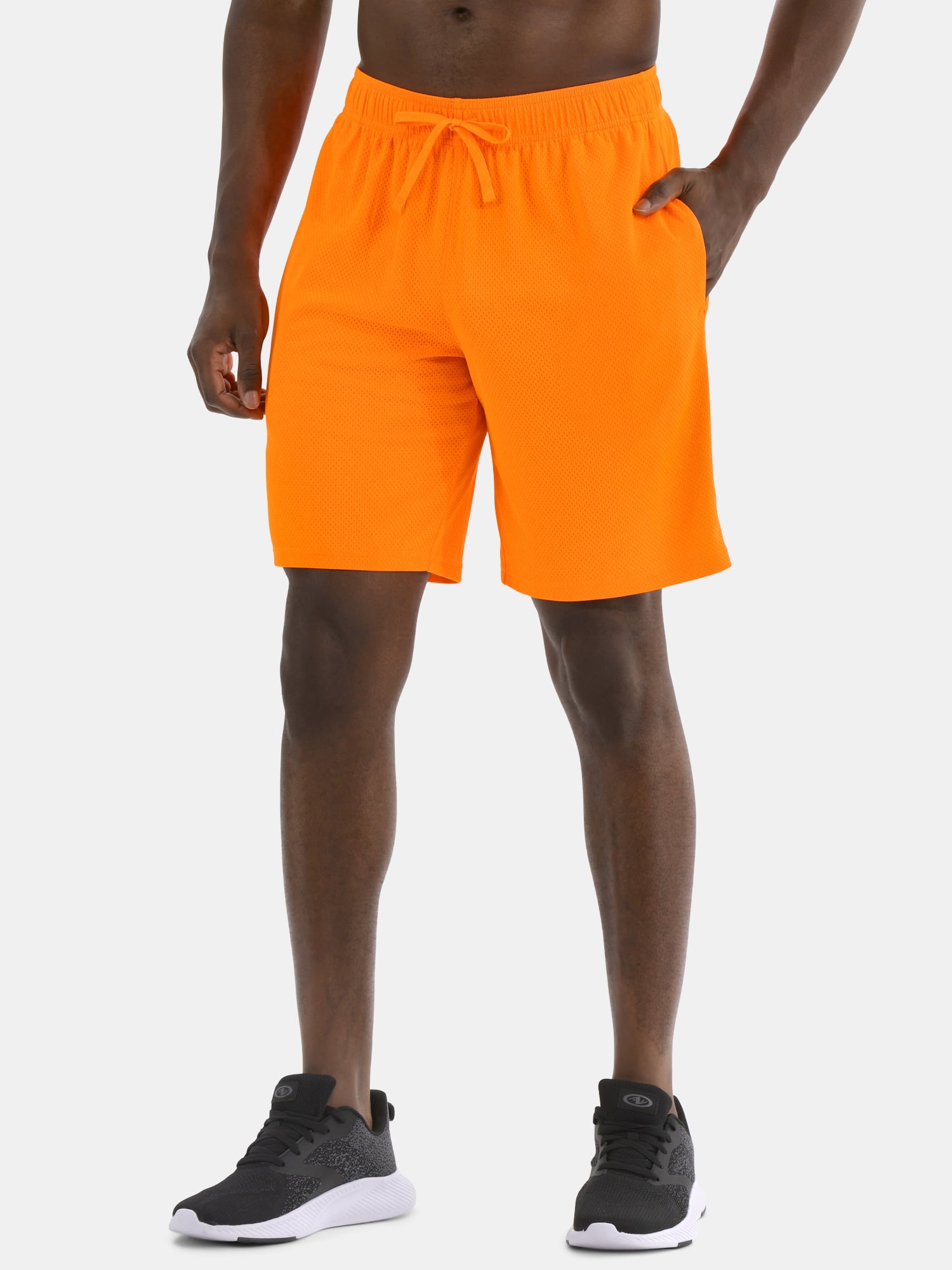 Athletic Works Men's and Big Men's Active Mesh Shorts, 9" Inseam, Sizes XS-5XL