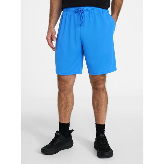 Athletic Works Men's and Big Men's Essential Active Shorts, 9" Inseam, Sizes S-3XL