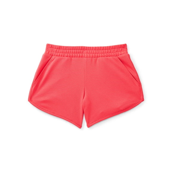 Athletic Works Little and Big Girls Active Shorts, Sizes 4-18 & Plus