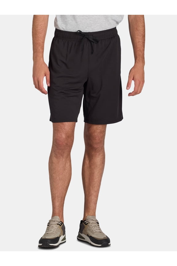 Men's and Big Men's Active Mesh Shorts, 9" Inseam, Sizes XS-5XB