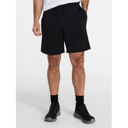 Athletic Works Men's and Big Men's Essential Active Shorts, 9" Inseam, Sizes S-3XL