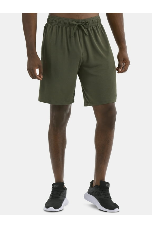 Men's and Big Men's Active Mesh Shorts, 9 in, Sizes XS-5XL