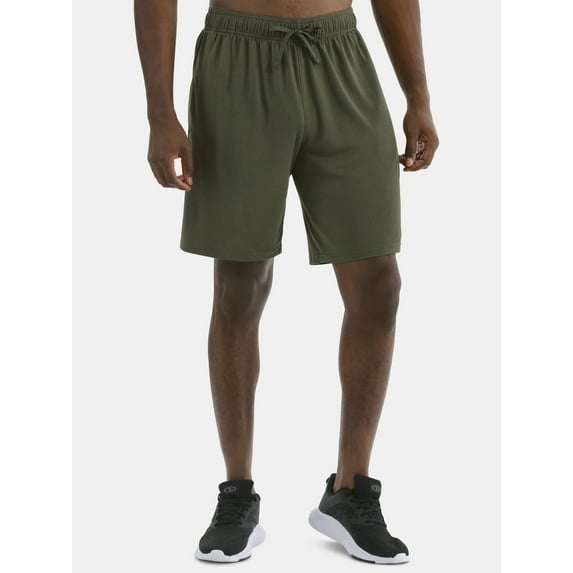 Athletic Works Men's and Big Men's Active Mesh Shorts, 9" Inseam, Sizes XS-5XL