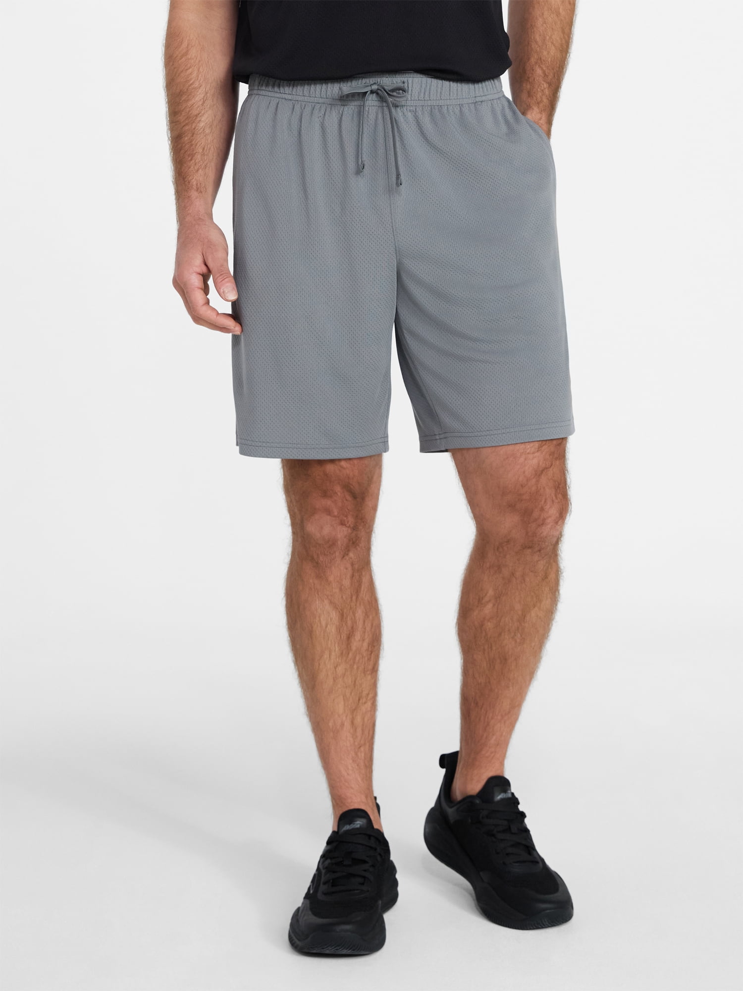 Athletic Works Men's and Big Men's Active Mesh Shorts, 9" Inseam, Sizes XS-5XL