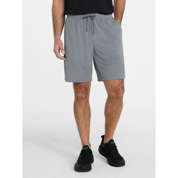 Athletic Works Men's and Big Men's Active Mesh Shorts, 9" Inseam, Sizes XS-5XL