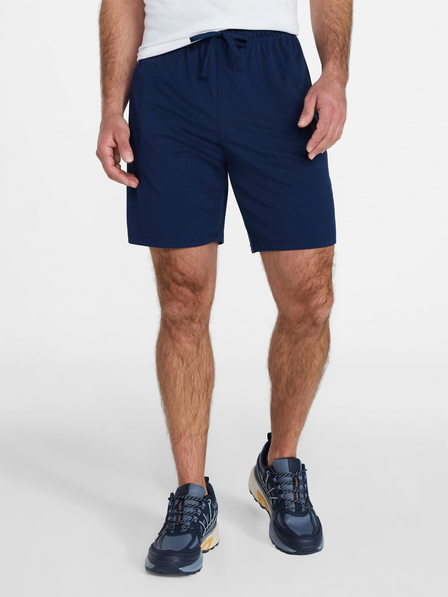 Athletic Works Men's and Big Men's Essential Active Shorts, 9" Inseam, Sizes S-3XL