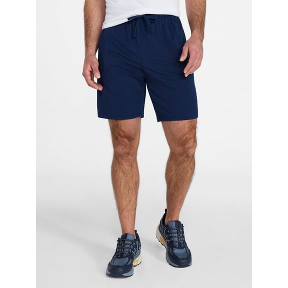 Athletic Works Men's and Big Men's Essential Active Shorts, 9" Inseam, Sizes S-3XL