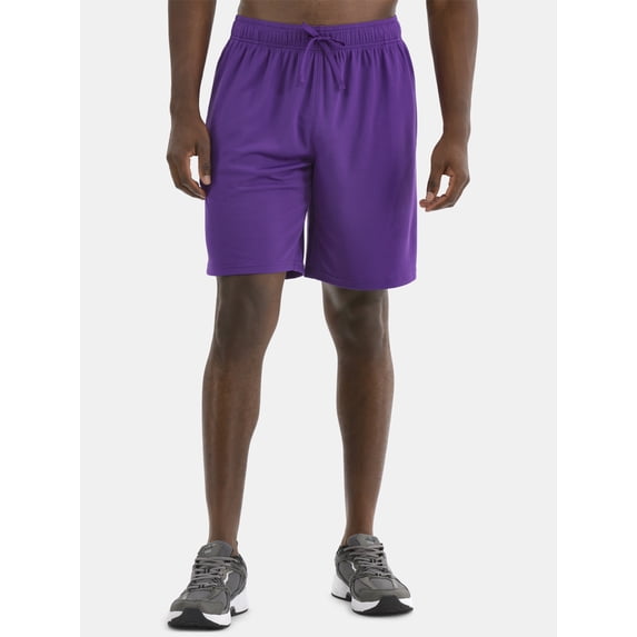 Athletic Works Men's and Big Men's Active Mesh Shorts, 9" Inseam, Sizes XS-5XL