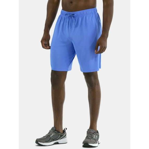 Athletic Works Men's and Big Men's Active Mesh Shorts, 9" Inseam, Sizes XS-5XL