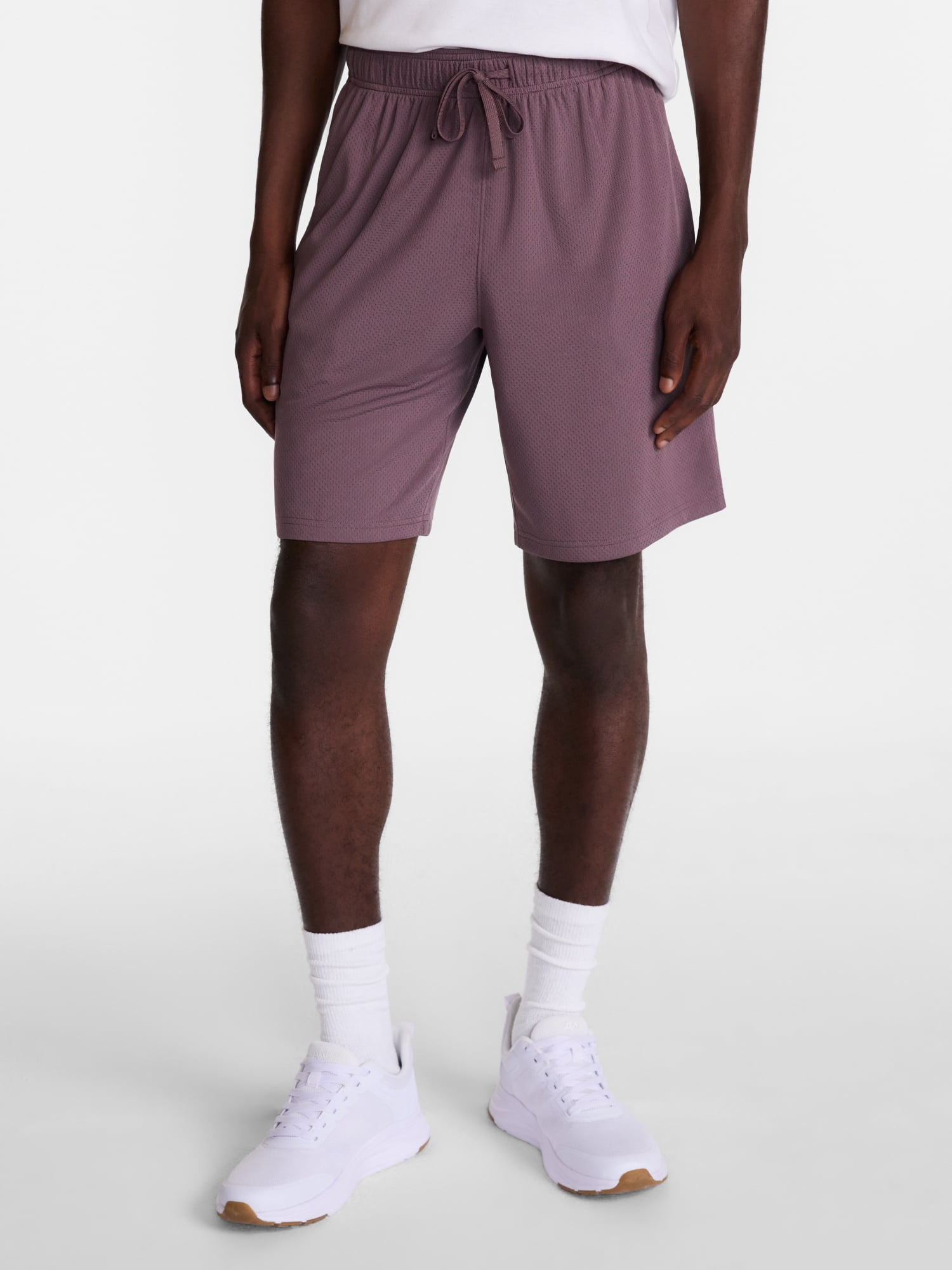 Athletic Works Men's and Big Men's Active Mesh Shorts, 9" Inseam, Sizes XS-5XB