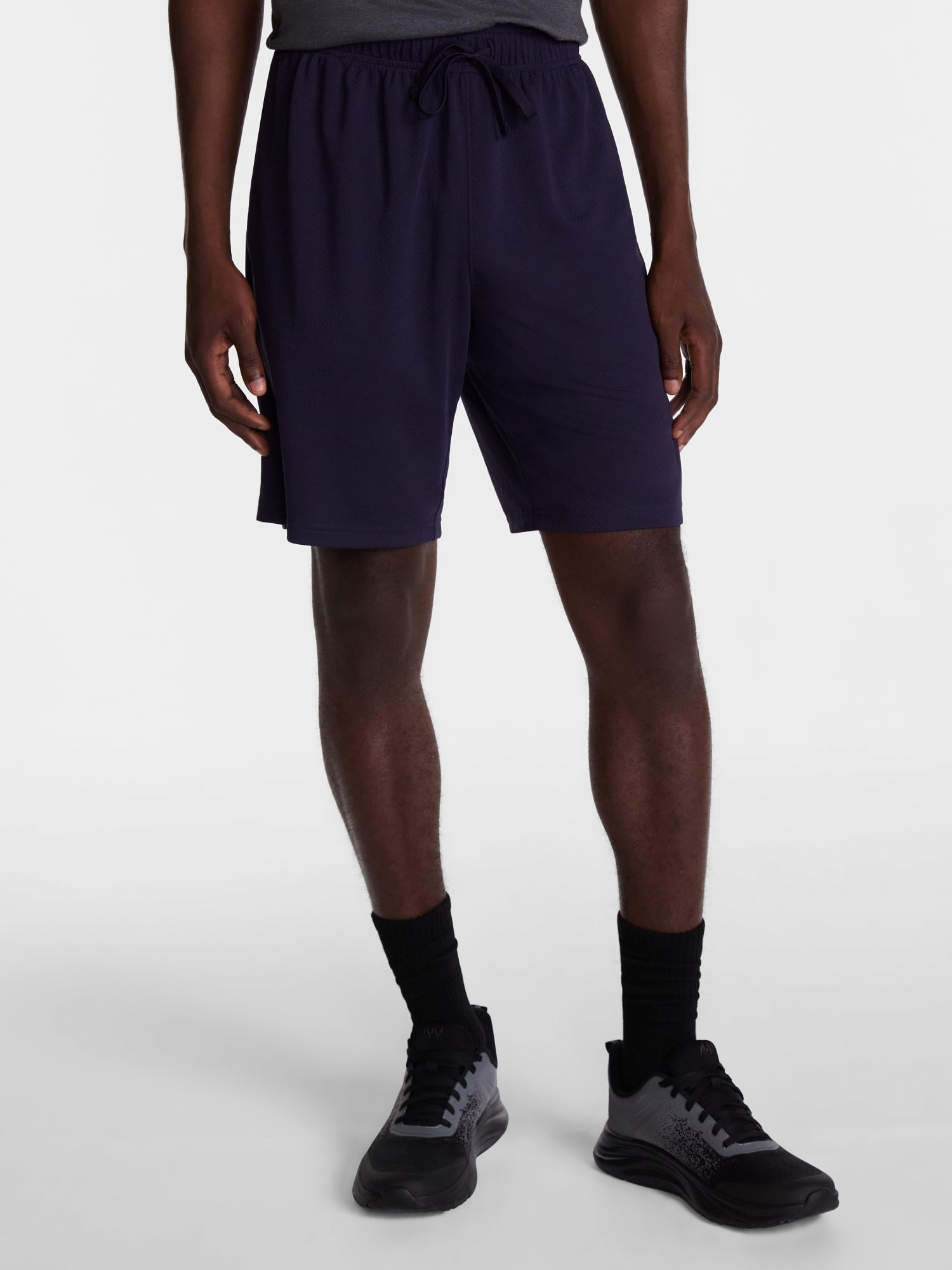 Athletic Works Men's and Big Men's Active Mesh Shorts, 9" Inseam, Sizes XS-5XB