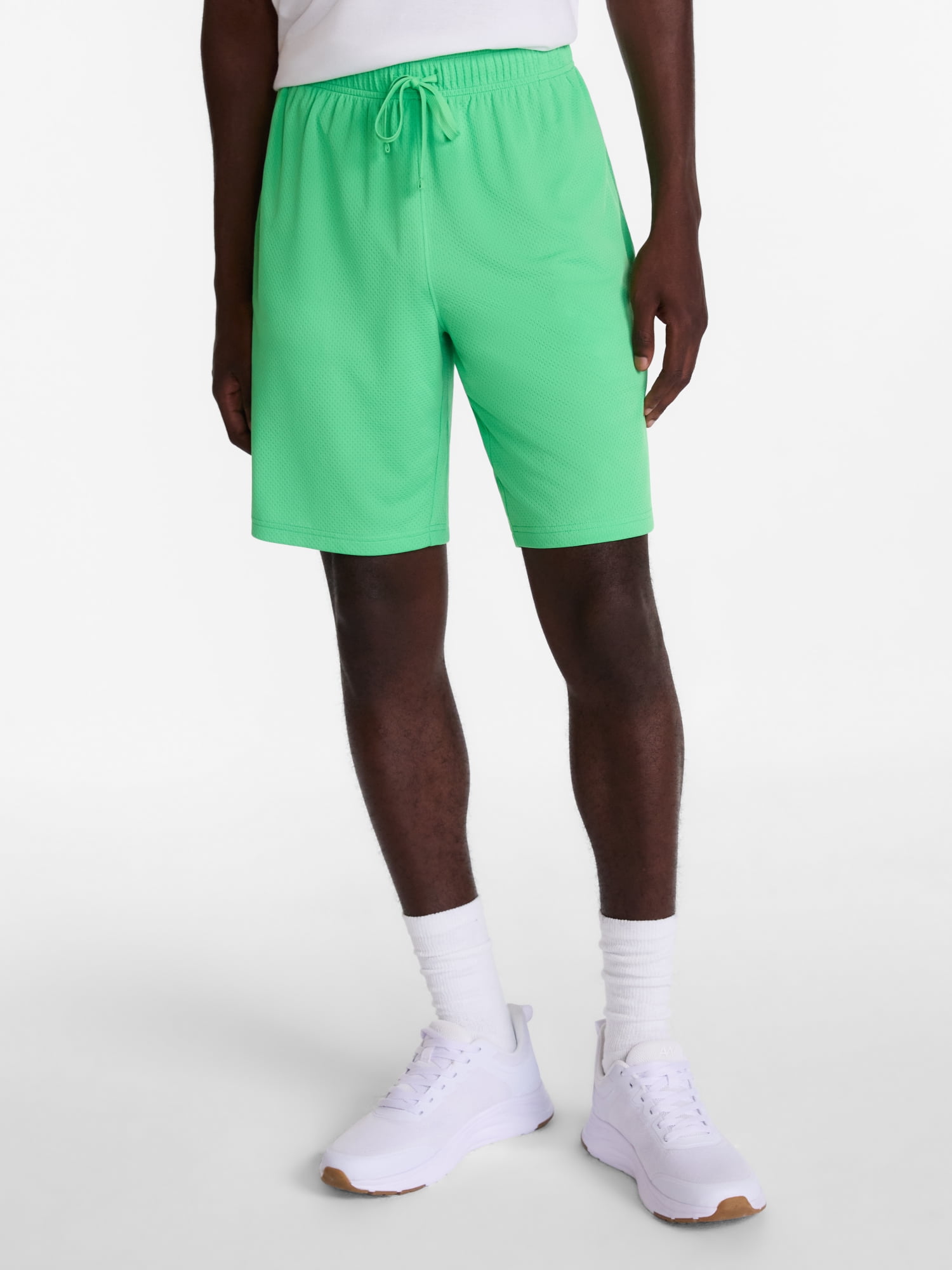 Athletic Works Men's and Big Men's Active Mesh Shorts, 9" Inseam, Sizes XS-5XB