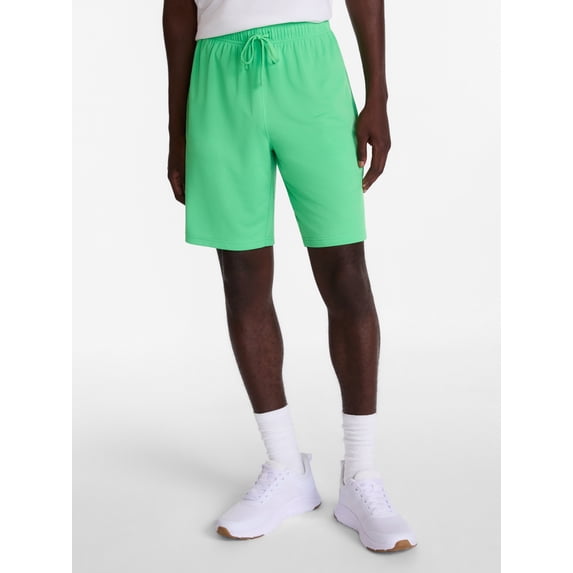 Athletic Works Men's and Big Men's Active Mesh Shorts, 9" Inseam, Sizes S-5XB