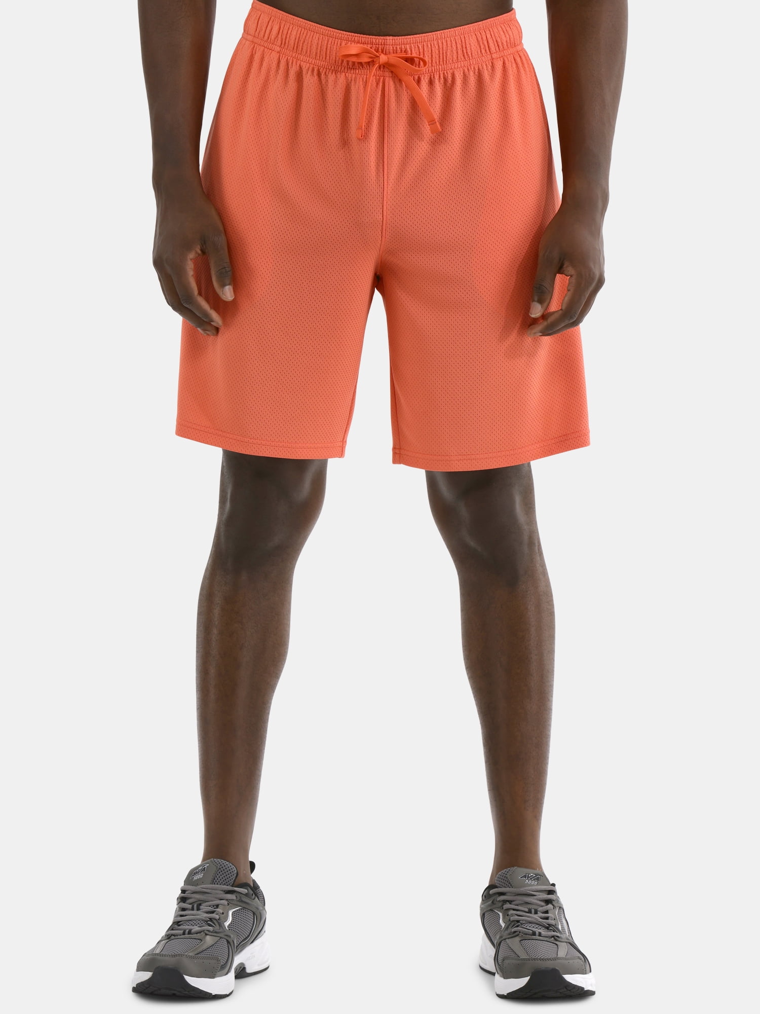 Athletic Works Men's and Big Men's Active Mesh Shorts, 9" Inseam, Sizes XS-5XL