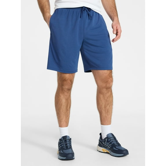Athletic Works Men's and Big Men's Active Mesh Shorts, 9" Inseam, Sizes XS-5XL