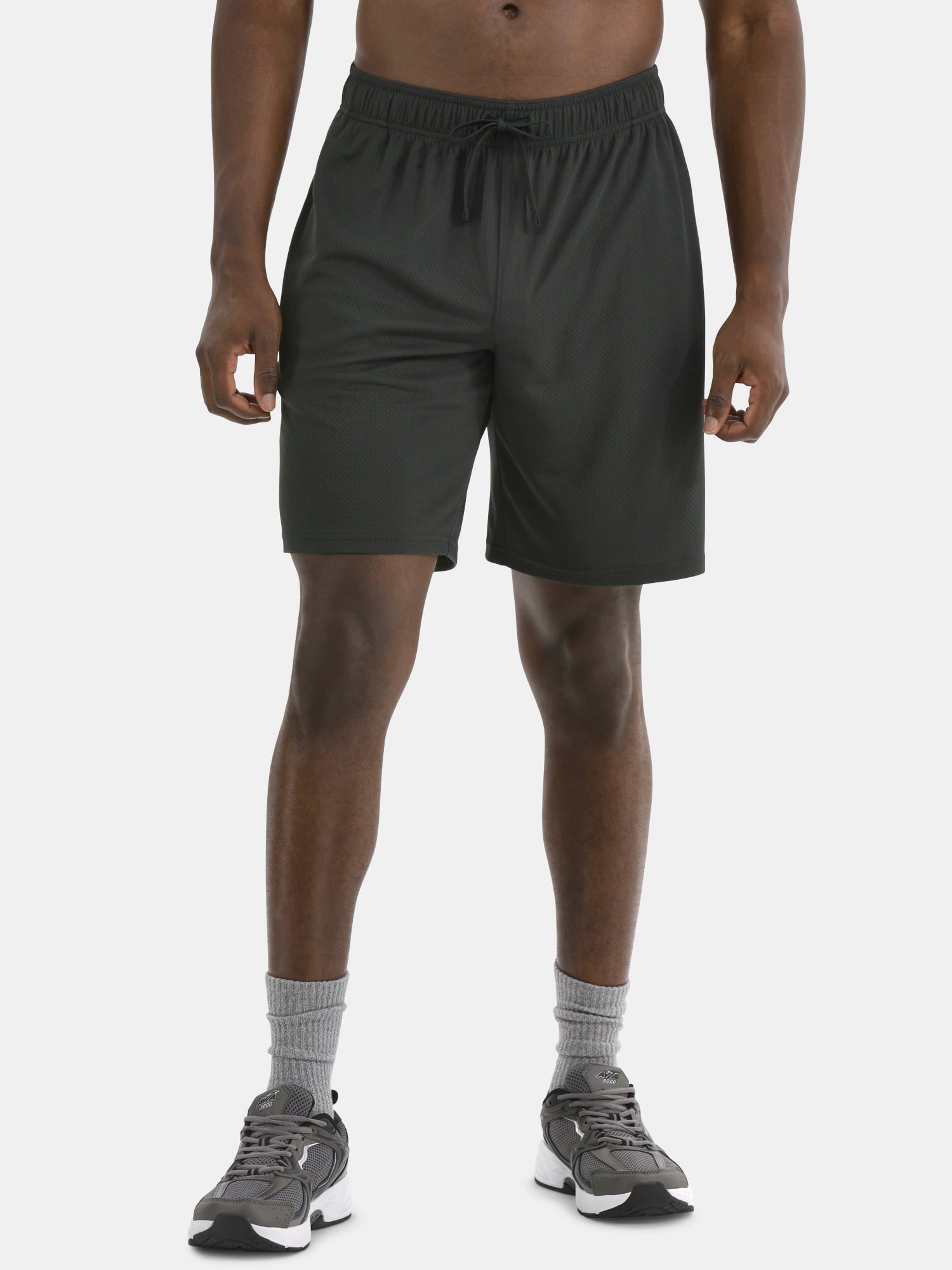 Athletic Works Men's and Big Men's Active Mesh Shorts, 9" Inseam, Sizes XS-5XB