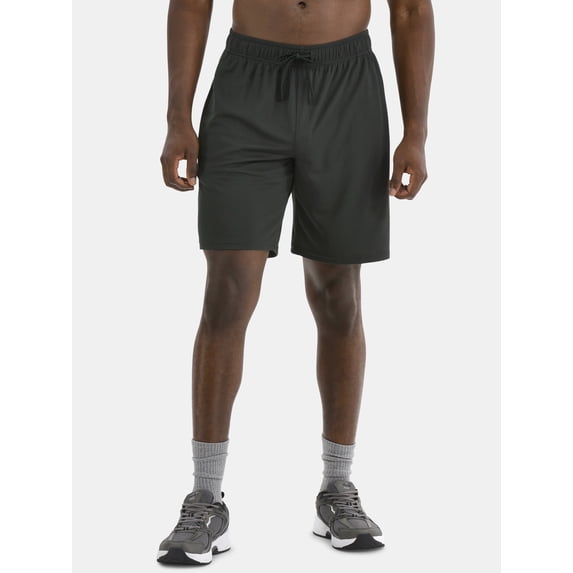 Athletic Works Men's and Big Men's Active Mesh Shorts, 9" Inseam, Sizes XS-5XL