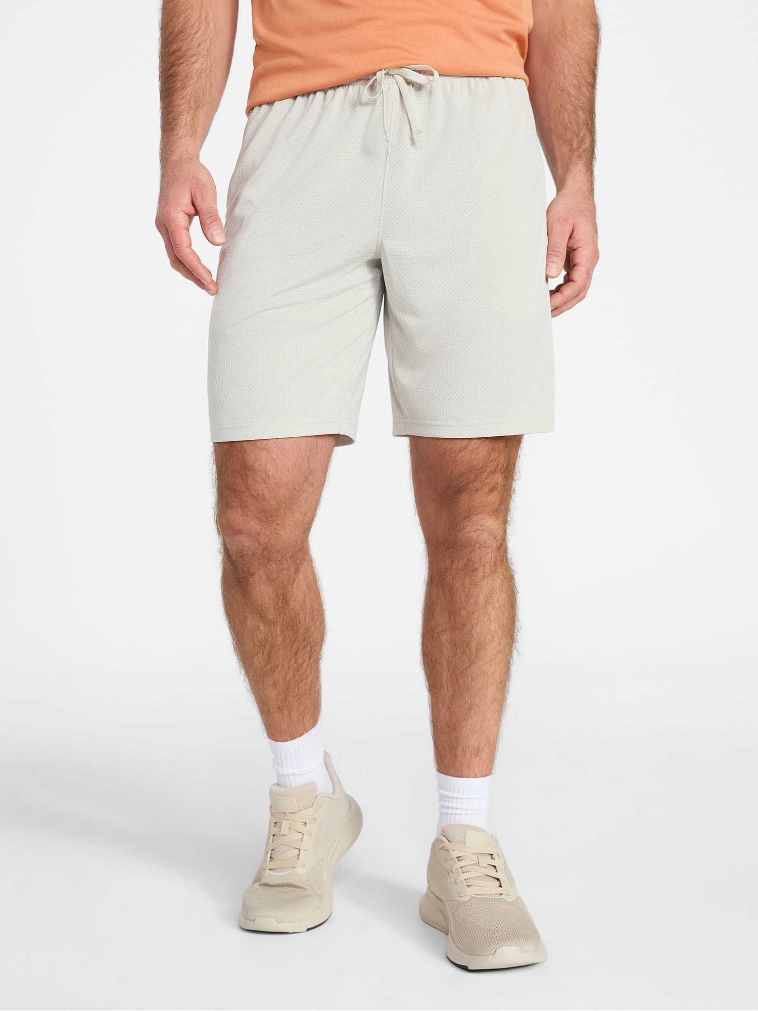 Athletic Works Men's and Big Men's Active Mesh Shorts, 9" Inseam, Sizes XS-5XL
