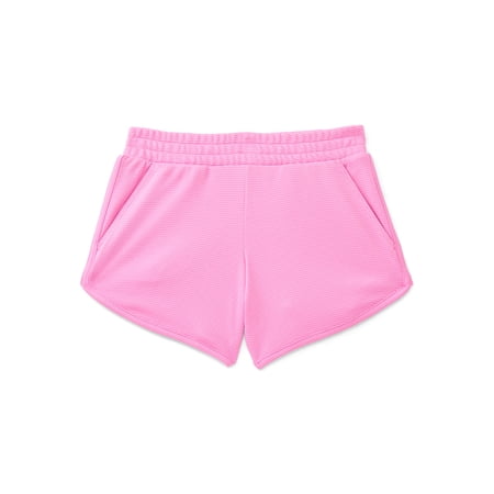 Athletic Works Little and Big Girls Active Shorts, Sizes 4-18 & Plus