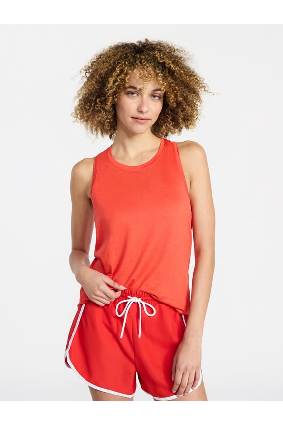 Women's and Women's Plus ButterCore Racerback Tank Top, Sizes XS-4X