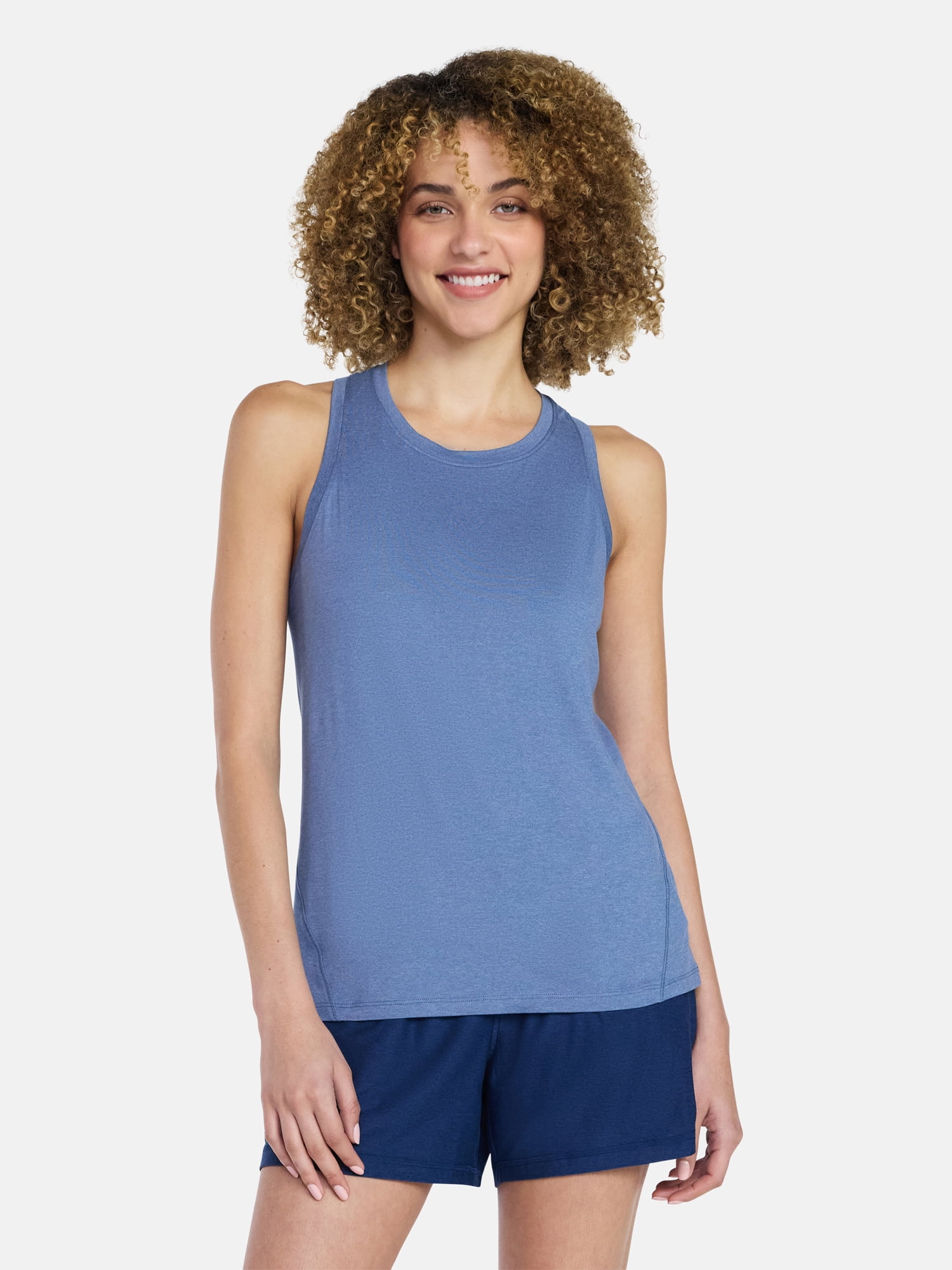 Athletic Works Women's ButterCore Racerback Tank Top, Sizes XS-4X