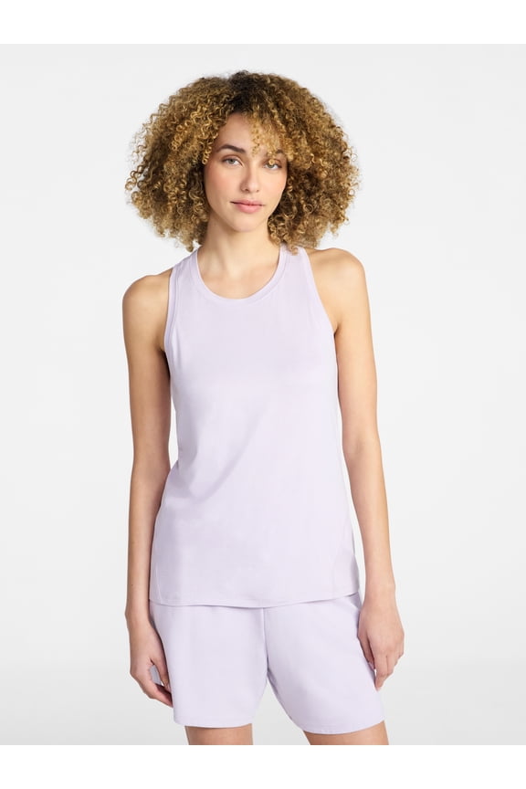 Women's and Women's Plus ButterCore Racerback Tank Top, Sizes XS-4X
