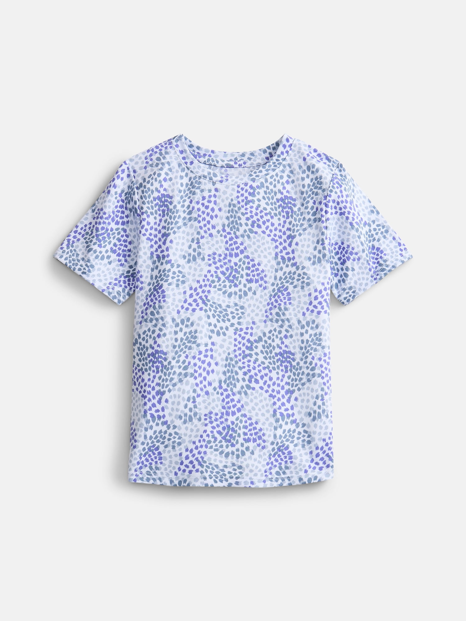 Athletic Works Girls Active Tee with Short Sleeves, Sizes 4-18 & Plus