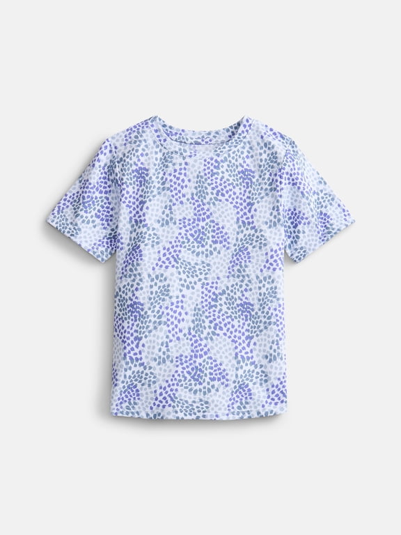 Girls Active Tee with Short Sleeves, Sizes 4-18 & Plus