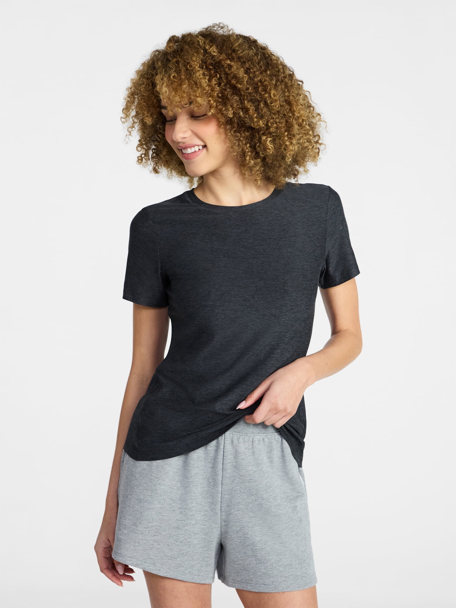 Athletic Works Women's and Women's Plus Performance ButterCore Tee, Sizes XS-4X