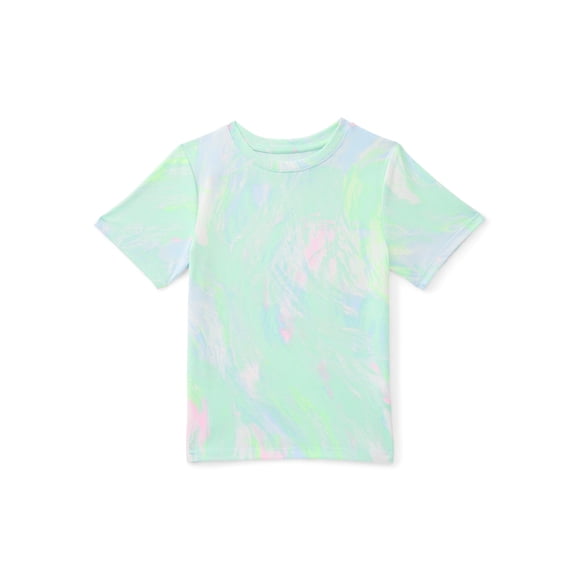Athletic Works Girls Active Tee with Short Sleeves, Sizes 4-18 & Plus