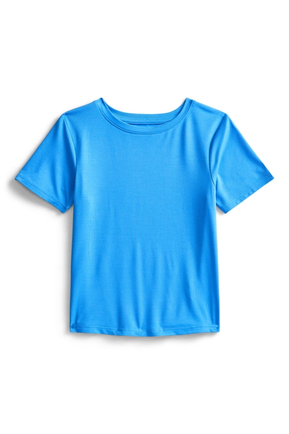 Girls Active Tee with Short Sleeves, Sizes 4-18 & Plus