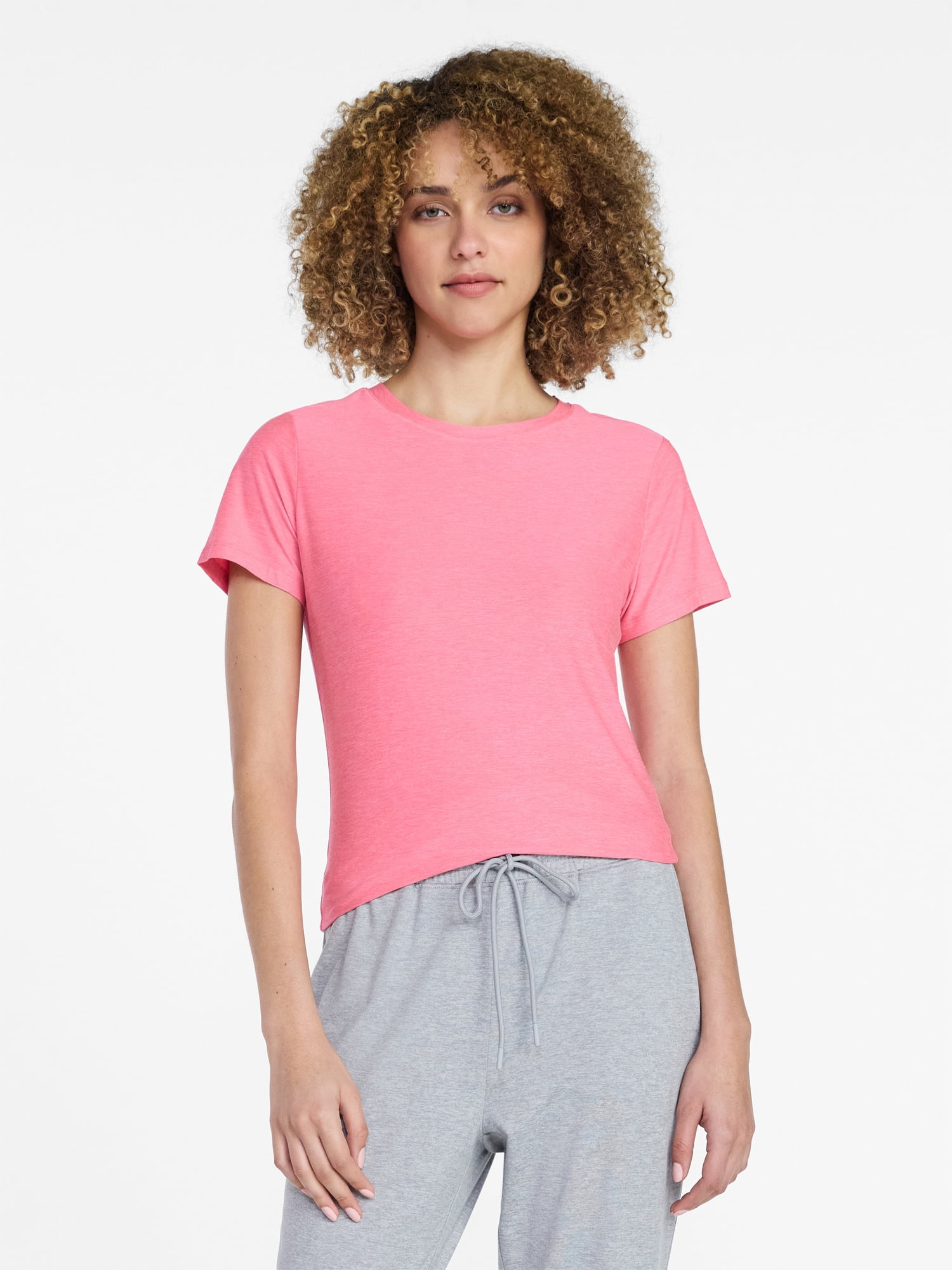 Athletic Works Women's and Women's Plus Performance ButterCore Tee, Sizes XS-4X