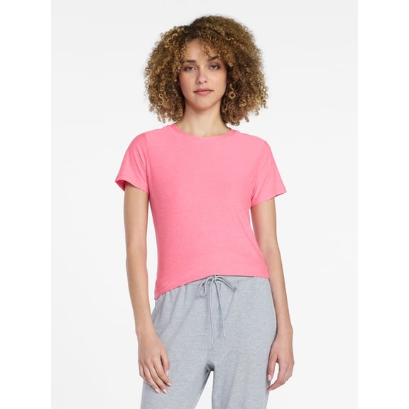 Athletic Works Women's and Women's Plus Performance ButterCore Tee, Sizes XS-4X