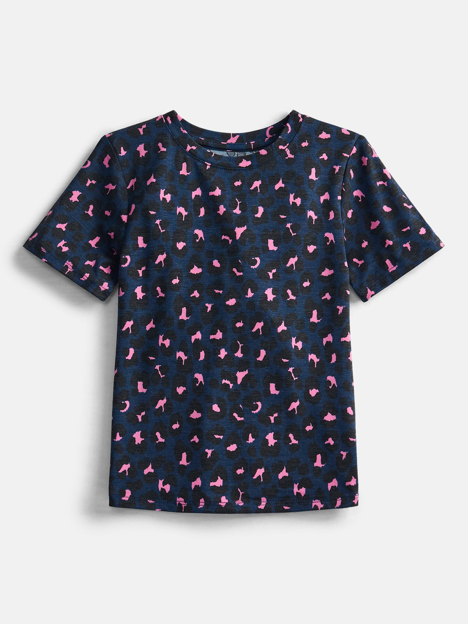 Athletic Works Girls Active Tee with Short Sleeves, Sizes 4-18 & Plus